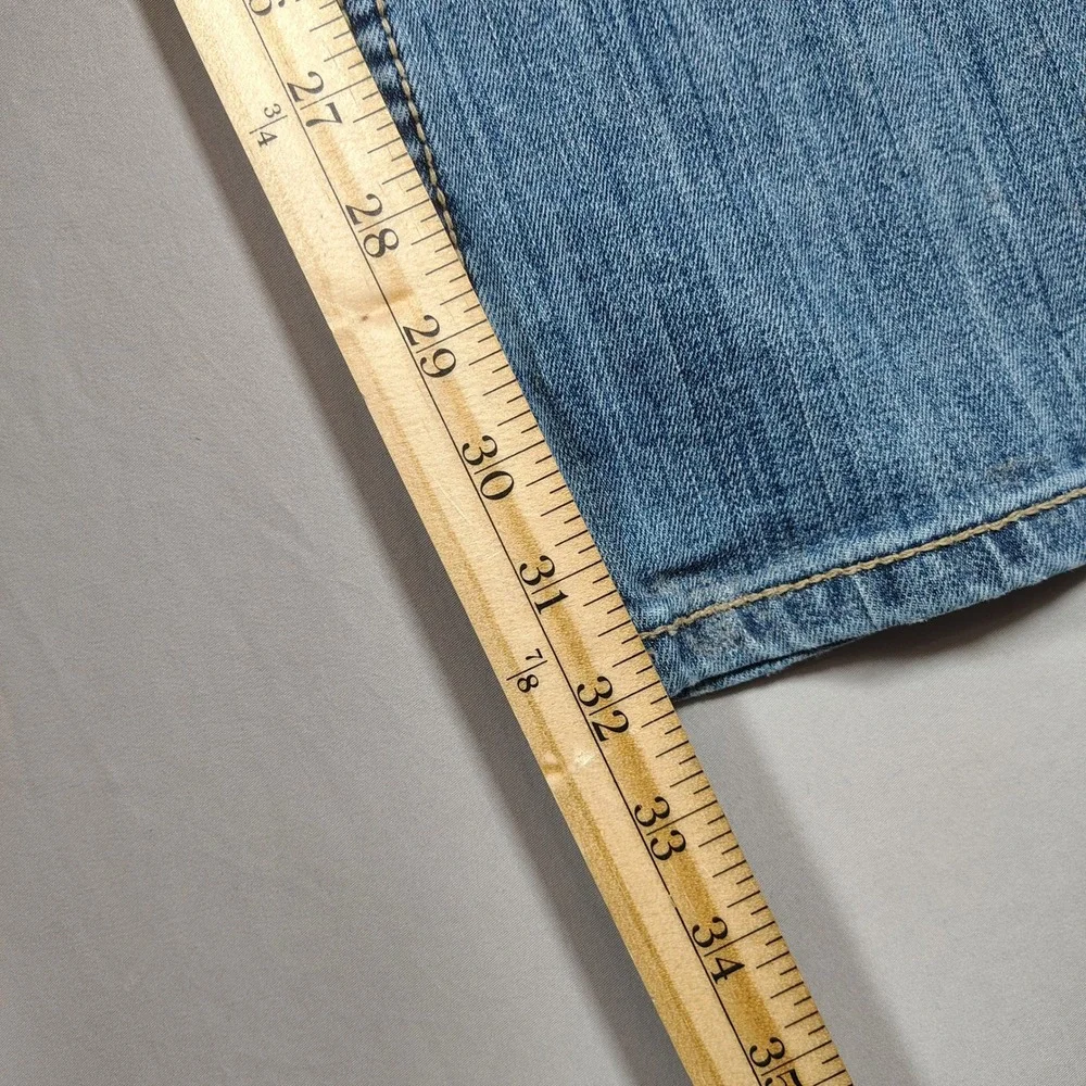 Rock & Roll Denim Bootcut Men 38x34 Blue Relaxed Double Barrel Stretch Denim